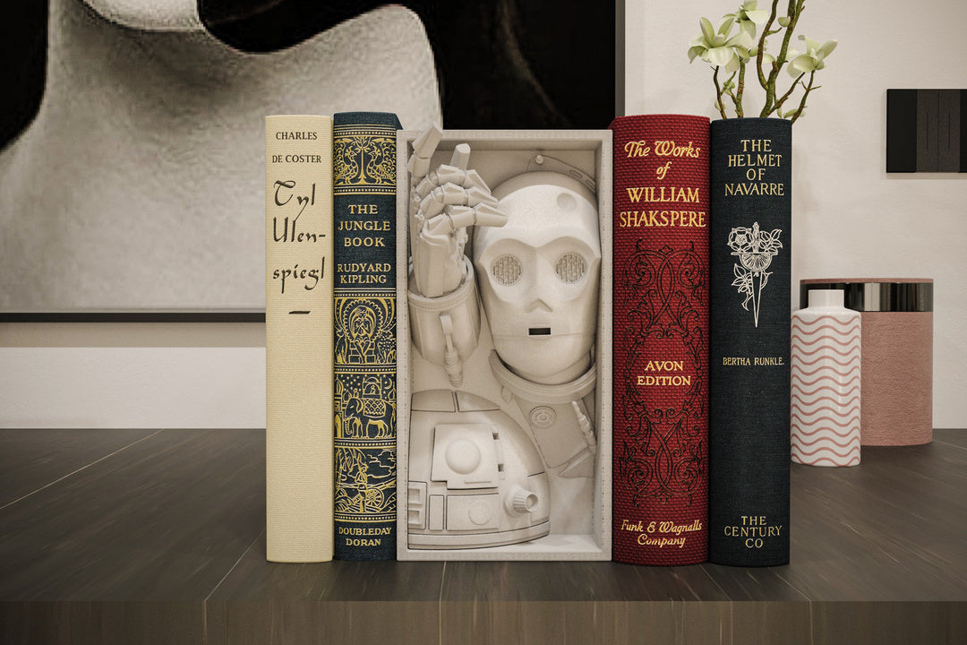 R2D2 and C3PO Book Nook