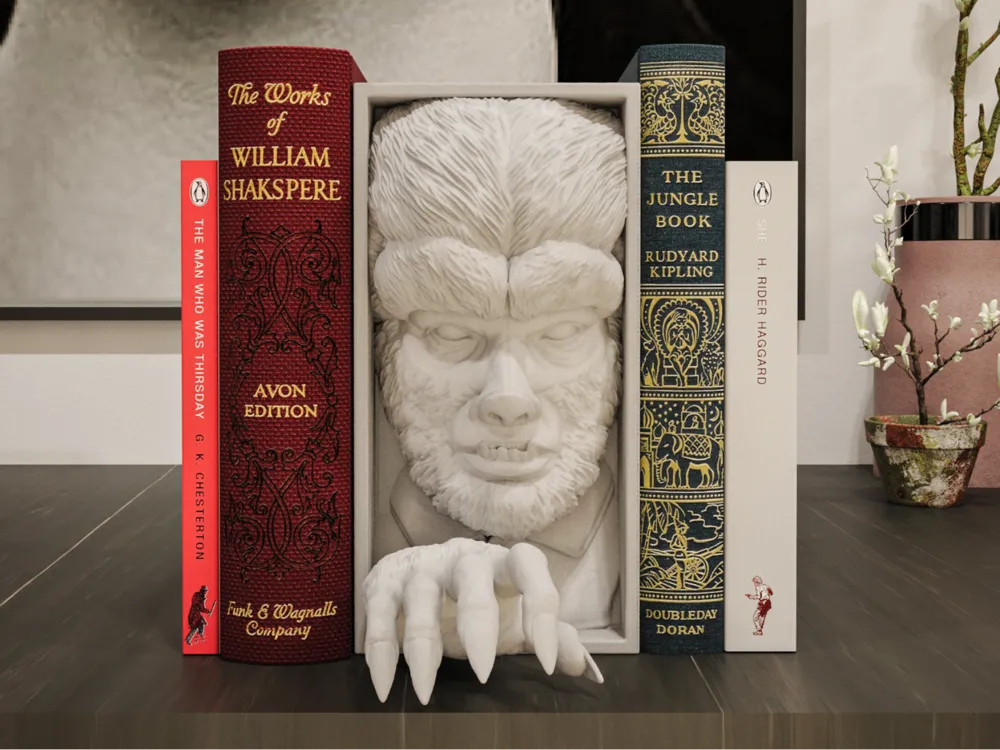 Wolf Man Book Nook